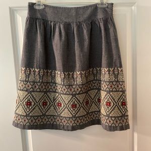 Lucky Brand embroidered skirt - size S